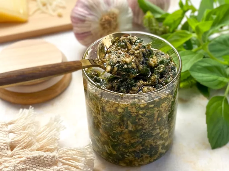 Receita de Molho pesto