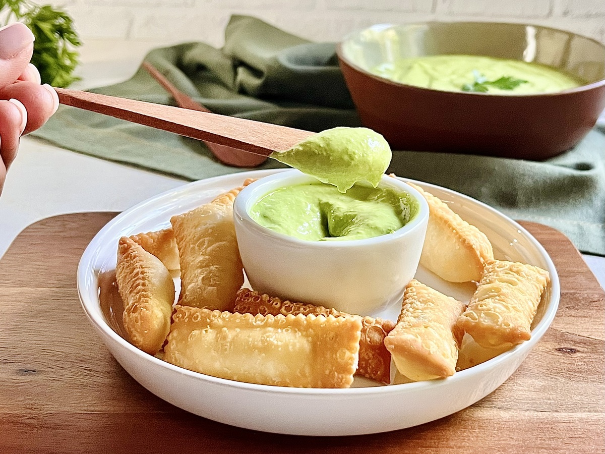 Molho verde fácil e rápido