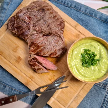 Molho verde para churrasco