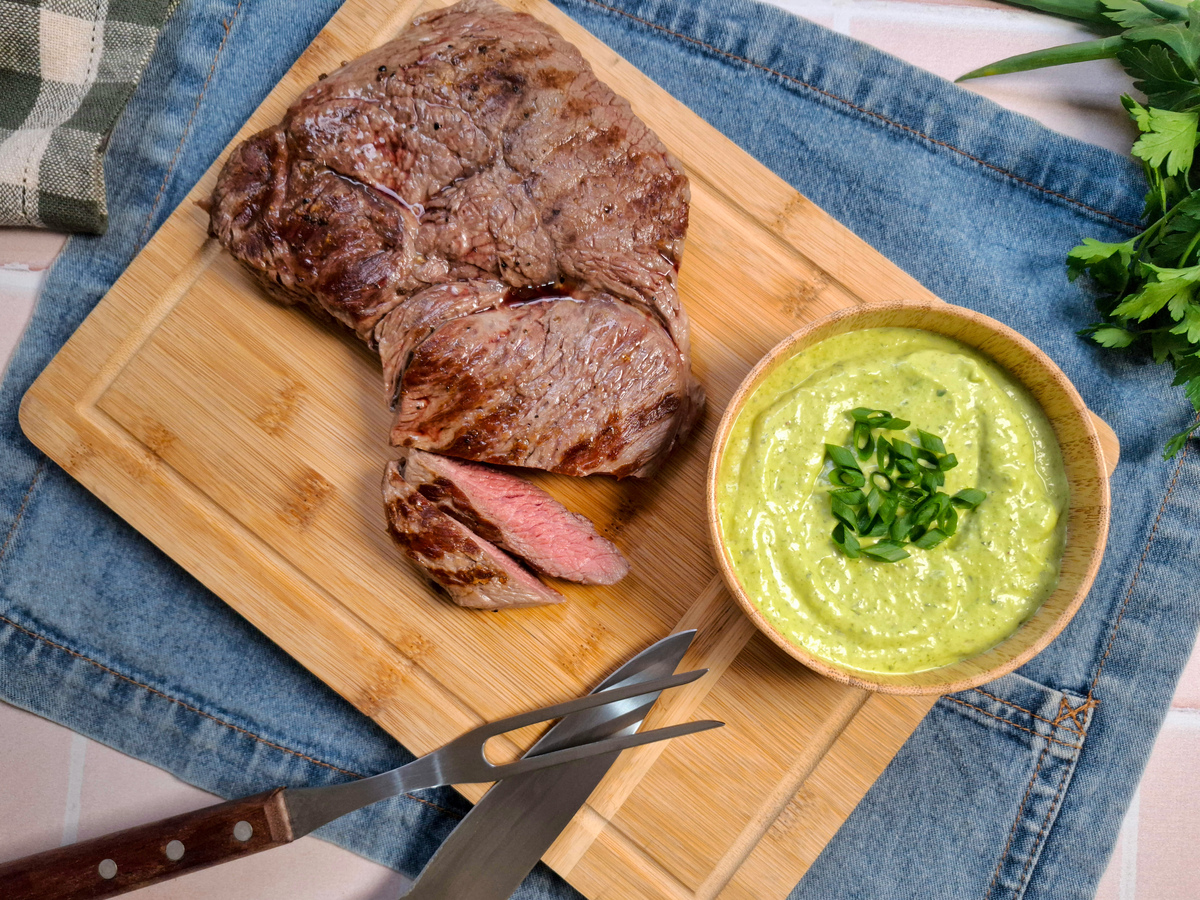Molho verde para churrasco