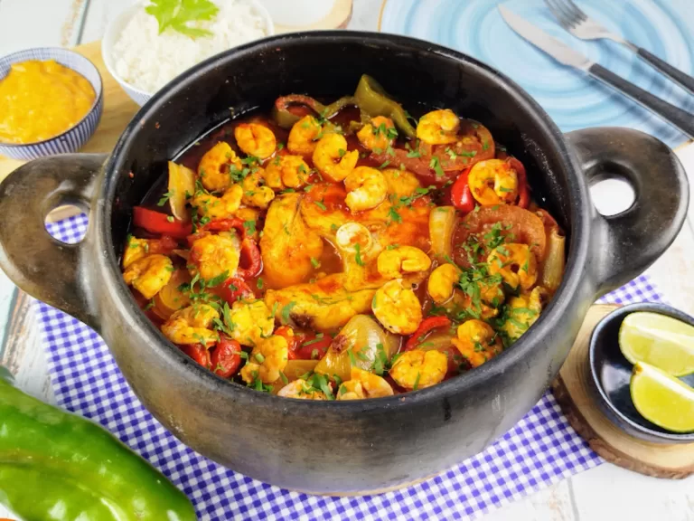 Receita de Moqueca de cação com camarão