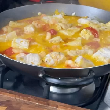 Moqueca de pirarucu