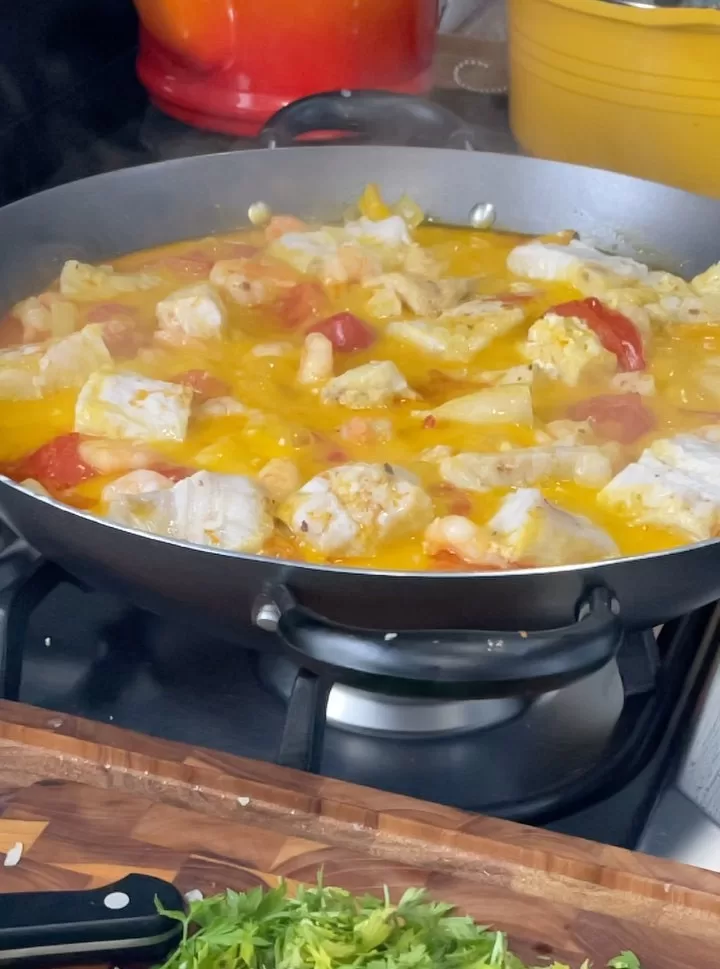 Receita de Moqueca de pirarucu