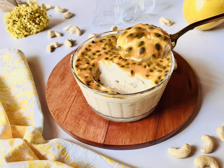 Receita de Mousse de maracujá sem leite