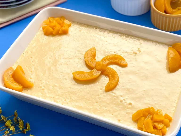 Receita de Mousse de pêssego fácil