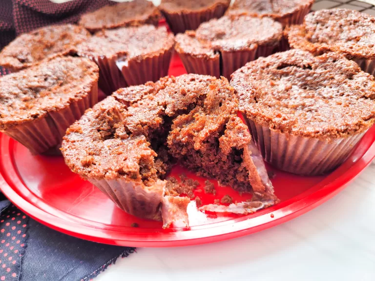 Receita de Muffin de brownie de chocolate