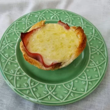 Muffin de croque madame