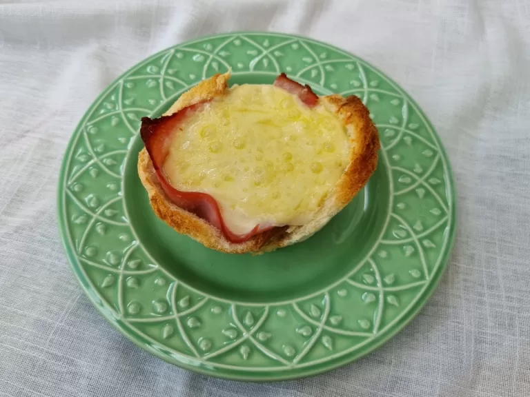 Receita de Muffin de croque madame