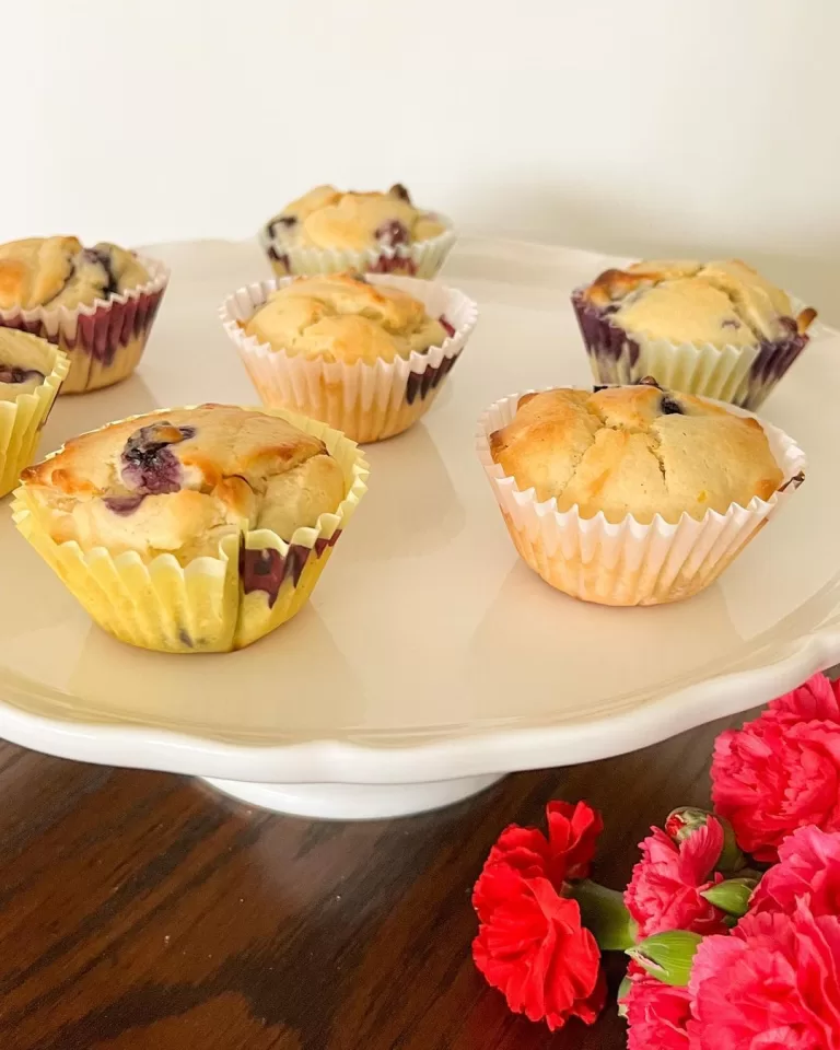 Receita de Muffins de blueberry com limão siciliano
