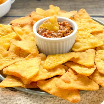 Nachos caseiros