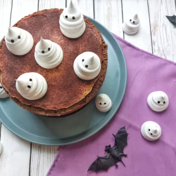 Naked cake chocolatudo de Halloween