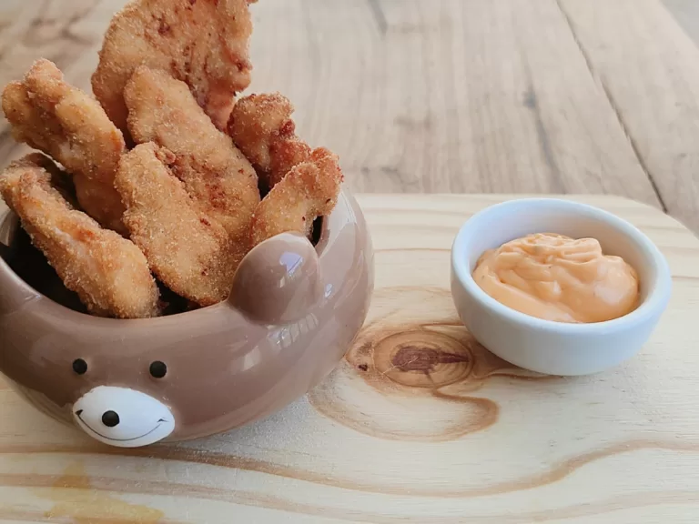Receita de Nuggets de frango com parmesão