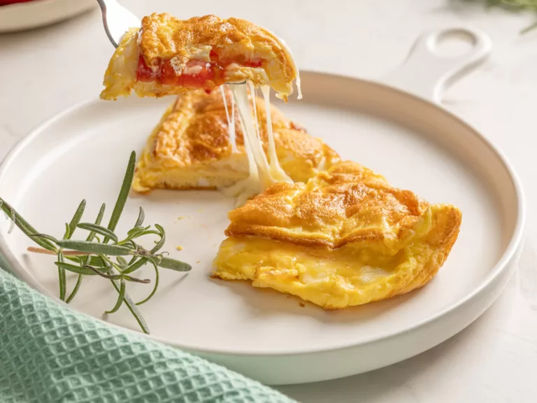 Receita de Omelete com queijo