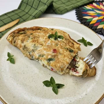 Omelete proteica