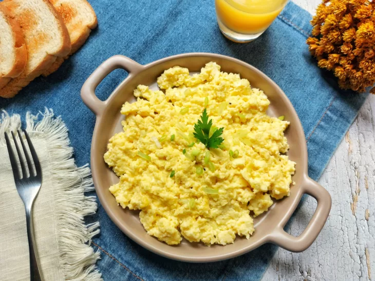 Receita de Ovos mexidos