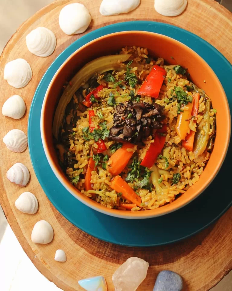 Receita de Paella vegana