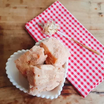 Palha italiana de doce de leite