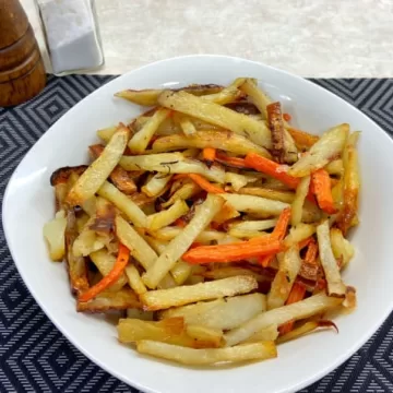 Palitos de legumes crocantes