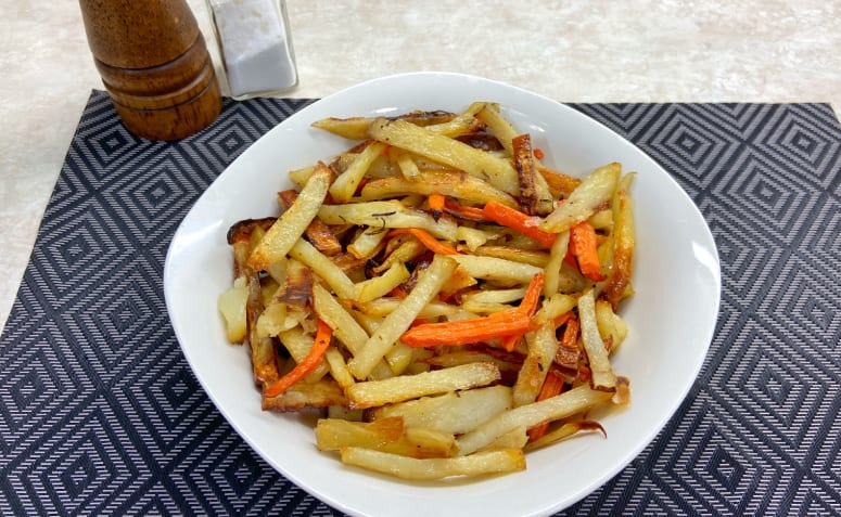 Palitos de legumes crocantes