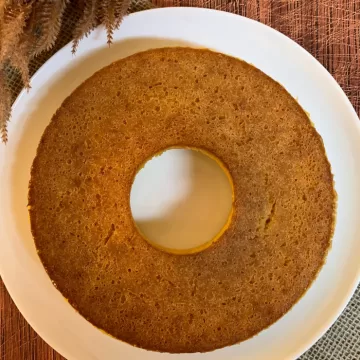 Pamonha doce assada
