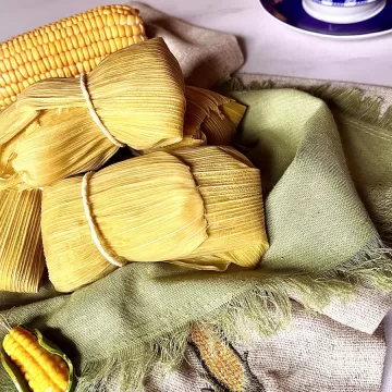 Pamonha doce de milho