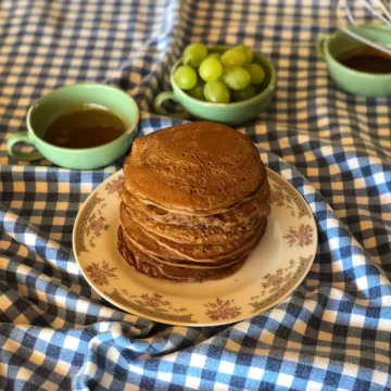Panqueca americana de chocolate