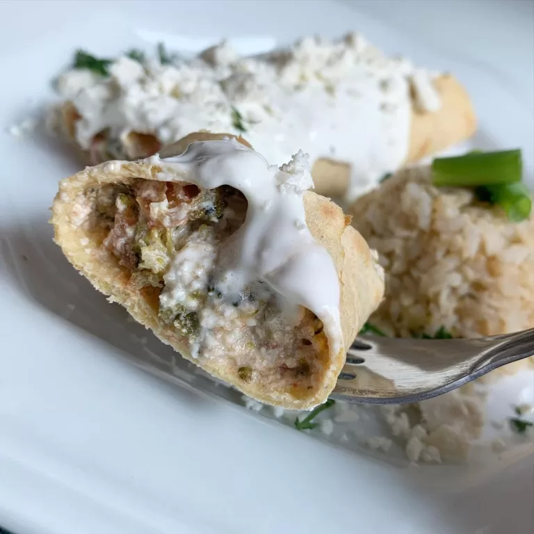 Receita de Panqueca com recheio de ricota e brócolis