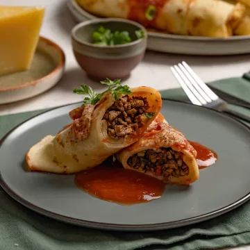 Panqueca fácil de carne moída