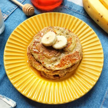 Panqueca fit de banana