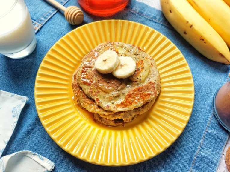 Receita de Panqueca fit de banana
