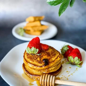 Panquecas de cenoura fit