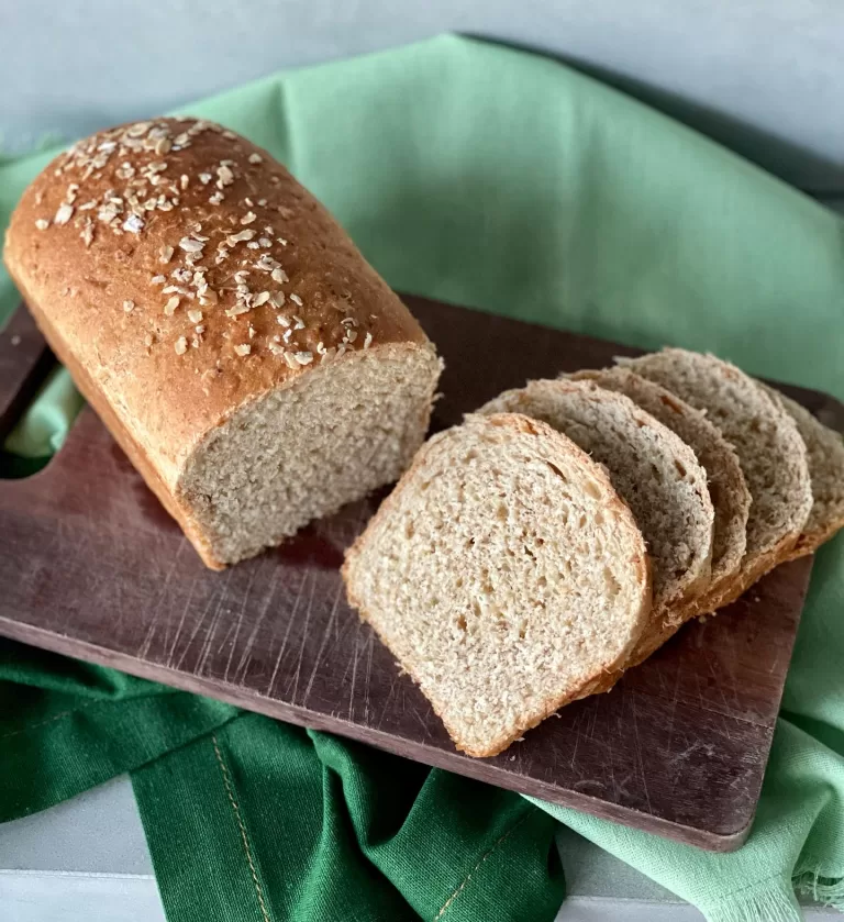 Receita de Pão caseiro integral com aveia