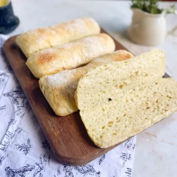 Pão ciabatta