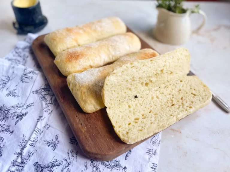 Receita de Pão ciabatta