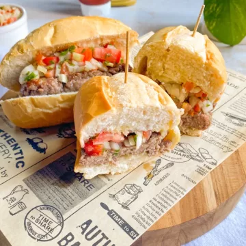 Pão com linguiça