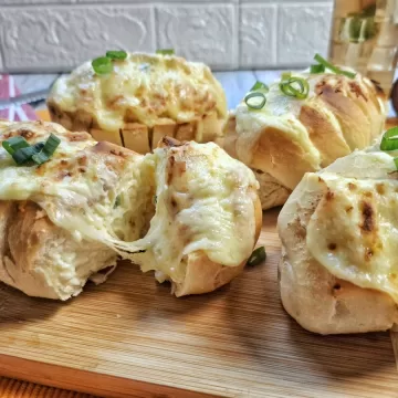 Pão de alho na air fryer