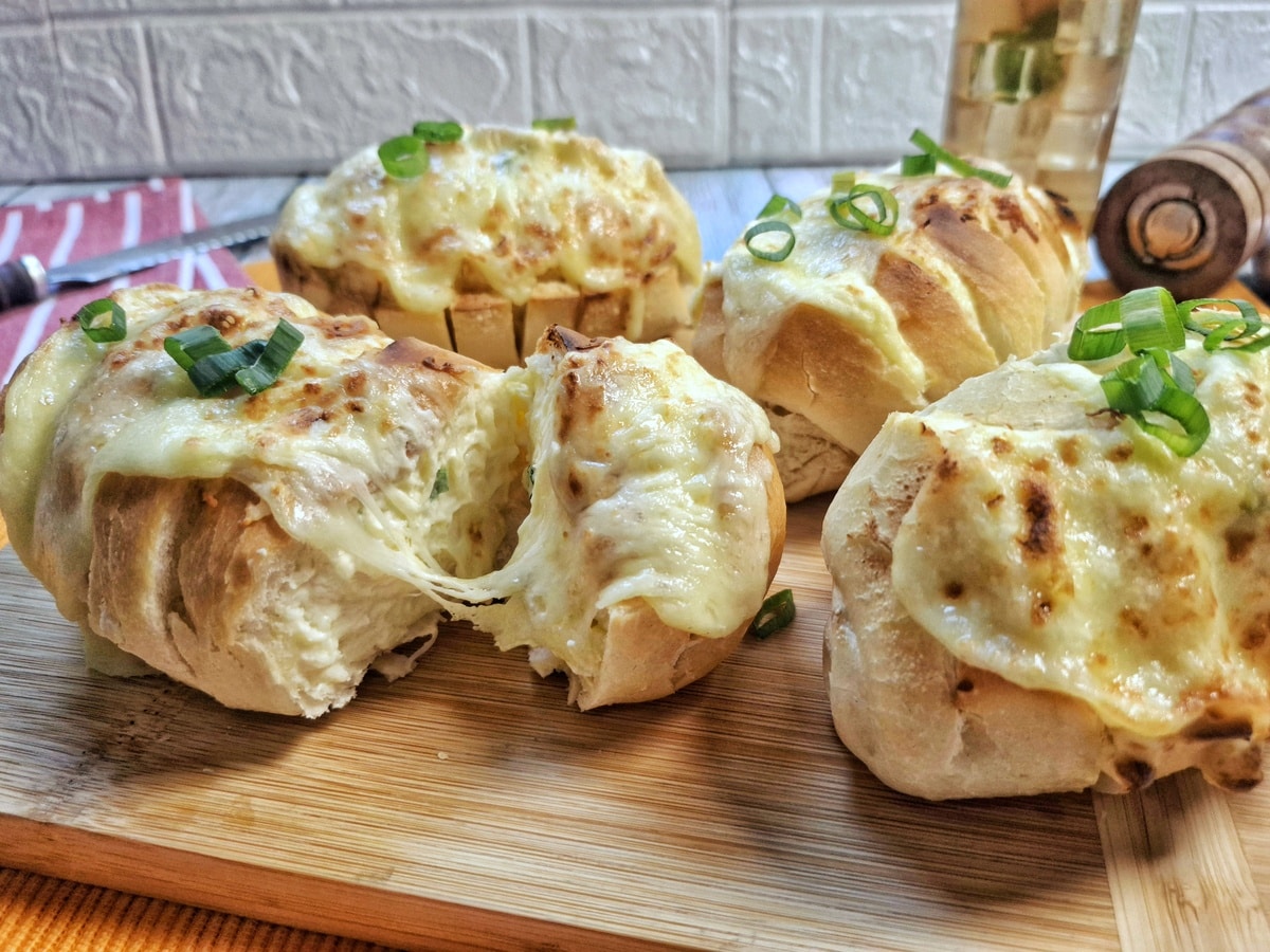 Pão de alho na air fryer
