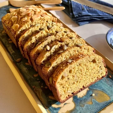 Pão de aveia com sementes
