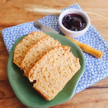 Pão de aveia na airfryer