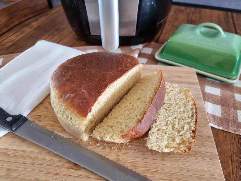 Receita de Pão de forma fácil na airfryer