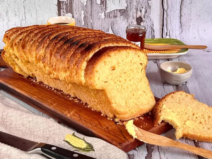 Receita de Pão de milho de liquidificador fácil