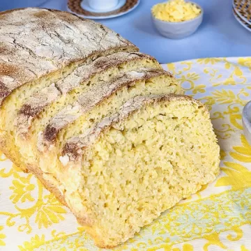 Pão de milho na air fryer