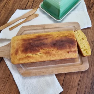 Pão de milho sem glúten