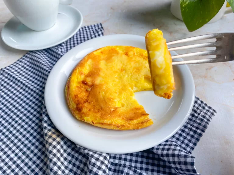 Receita de Pão de queijo fit de frigideira