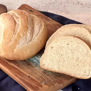 Pão italiano caseiro