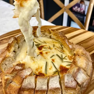 Pão italiano recheado