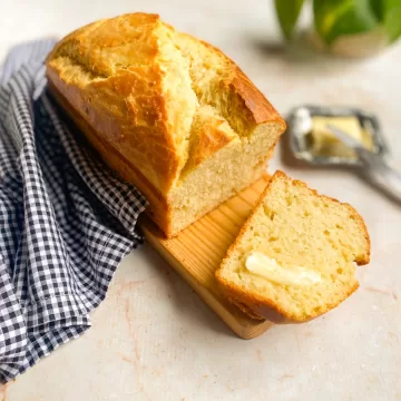 Pão rápido de liquidificador