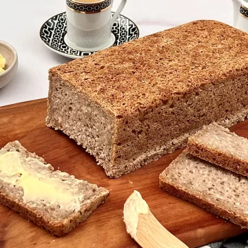 Pão vegano sem glúten