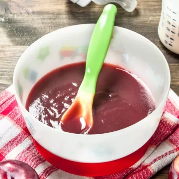Papinha de ameixa