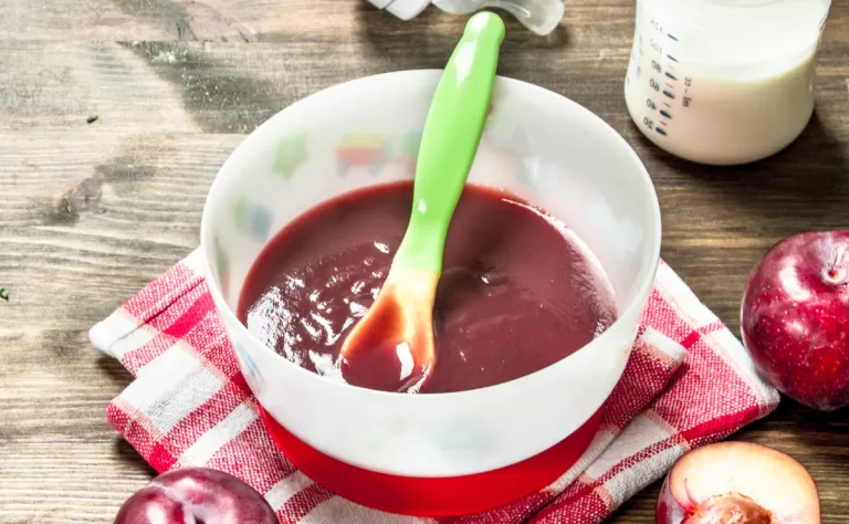Receita de Papinha de ameixa